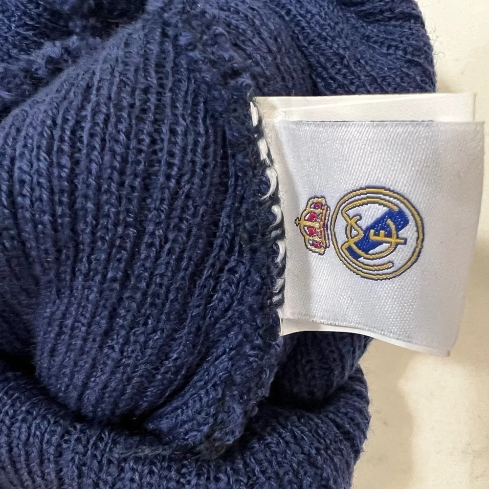 Real Madrid Blue and Yellow Knit Hats